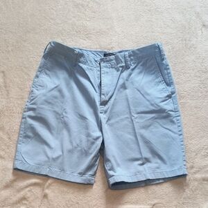 Nautica Men's Sky Blue Flat Front Shorts